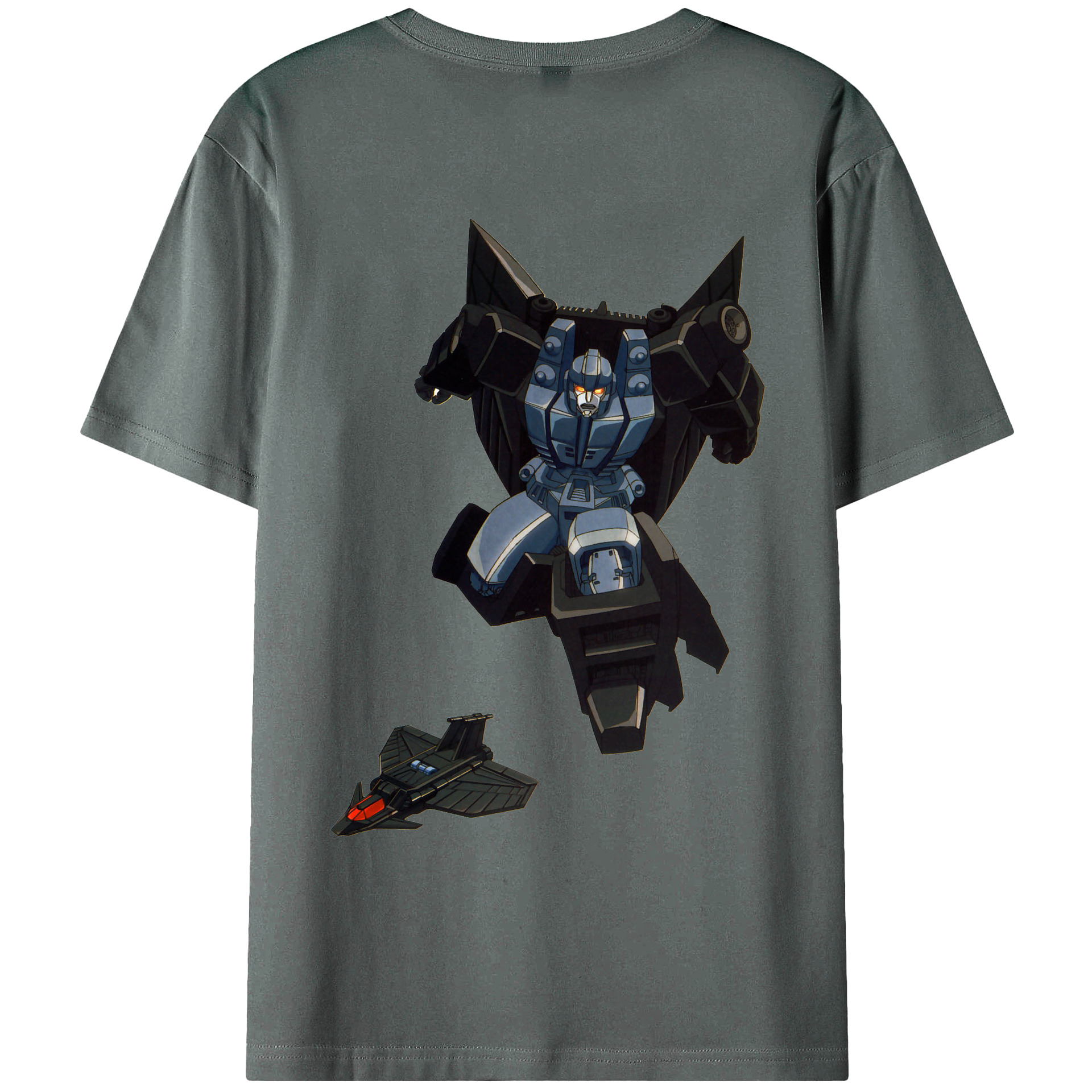 （画像用）  綿100％ メンズ半袖Tシャツ（バックプリント） 通気性